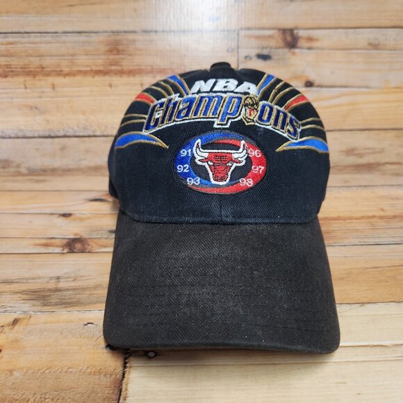Vintage Chicago Bulls NBA Champions Hat Starter 1998 OG Jordan Pippen Rodman